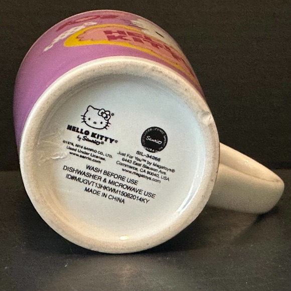 Sanrio, "Hello Kitty" Japanese Kitty White, Just For You, Mug/Cup. 2015 *HTF - Picture 5 of 11